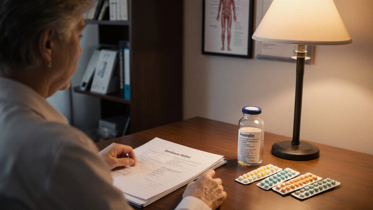 Asendin (Amoxapine): comparaison avec les principaux antidépresseurs