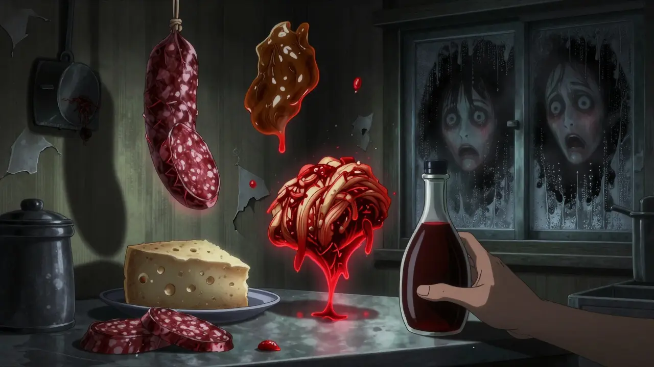 Aliments fermentés et IMAO : les sources de tyramine au-delà du fromage