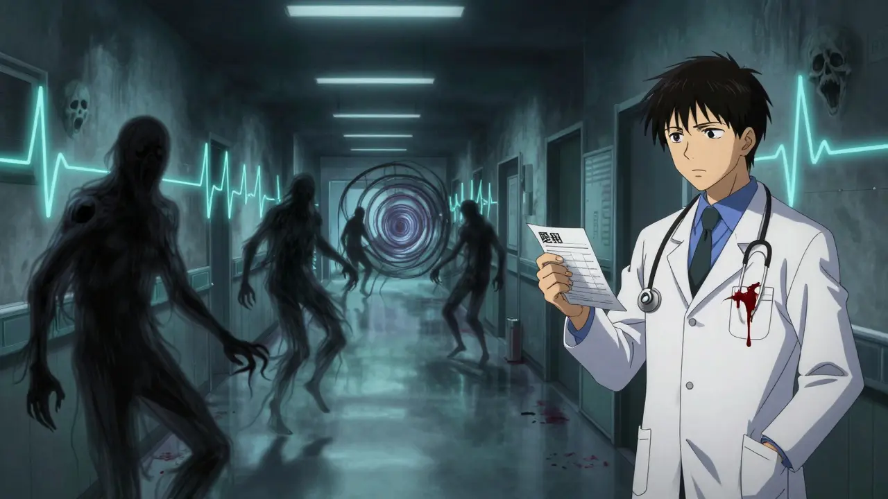 Antipsychotiques et médicaments allongeant l'intervalle QT : risque additif d'arythmie cardiaque