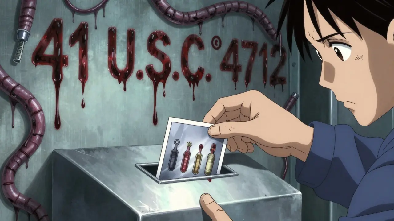 Une main dépose une preuve dans une boîte anonyme, les murs se transforment en tuyaux infectés.