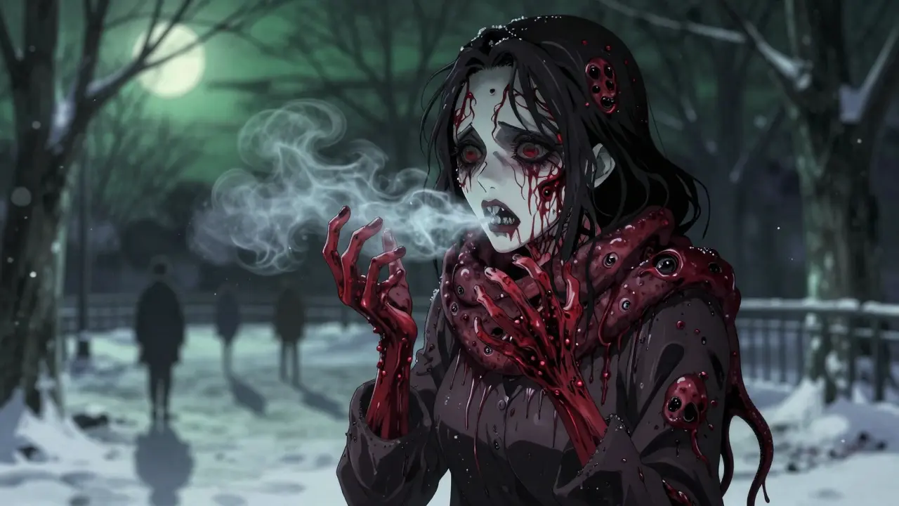 Urticaire induite par le froid : réactions cutanées après exposition au froid