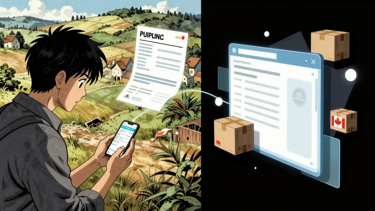 Personne utilisant la télémédecine pour commander des médicaments en ligne.